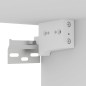 vidaXL Muebles colgantes de TV 2 unidades blanco 60x30x30 cm