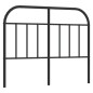 vidaXL Cabecero de metal negro 120 cm vidaXL Cabecero de metal negro 120 cm
