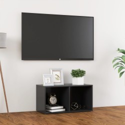 vidaXL Mueble para TV madera contrachapada gris 72x35x36,5 cm