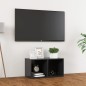 vidaXL Mueble para TV madera contrachapada gris 72x35x36,5 cm vidaXL Mueble para TV madera contrachapada gris 72x35x36,5 cm