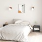 vidaXL Mesitas de noche 2 uds madera maciza pino gris 40x30,5x40 cm vidaXL Mesitas de noche 2 uds madera maciza pino gris 40x30,5x40 cm