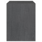 vidaXL Mesitas de noche 2 uds madera maciza pino gris 40x30,5x40 cm vidaXL Mesitas de noche 2 uds madera maciza pino gris 40x30,5x40 cm