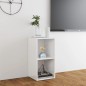 vidaXL Mueble para TV madera contrachapada blanco brillo 72x35x36,5 cm vidaXL Mueble para TV madera contrachapada blanco brillo 72x35x36,5 cm