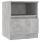 vidaXL Mesitas de noche 2 uds contrachapada gris hormigón 40x40x50 cm vidaXL Mesitas de noche 2 uds contrachapada gris hormigón 40x40x50 cm