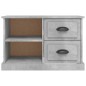 vidaXL Mueble de TV madera contrachapada gris hormigón 73x35,5x47,5 cm