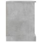 vidaXL Mueble de TV madera contrachapada gris hormigón 73x35,5x47,5 cm