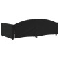 vidaXL Sofá cama terciopelo negro 100x200 cm