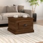 vidaXL Mesa de centro madera contrachapada marrón roble 50x50x35 cm vidaXL Mesa de centro madera contrachapada marrón roble 50x50x35 cm