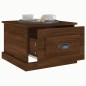 vidaXL Mesa de centro madera contrachapada marrón roble 50x50x35 cm vidaXL Mesa de centro madera contrachapada marrón roble 50x50x35 cm
