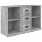 vidaXL Aparador madera contrachapada gris hormigón 104,5x35,5x67,5 cm vidaXL Aparador madera contrachapada gris hormigón 104,5x35,5x67,5 cm