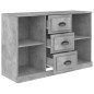 vidaXL Aparador madera contrachapada gris hormigón 104,5x35,5x67,5 cm vidaXL Aparador madera contrachapada gris hormigón 104,5x35,5x67,5 cm