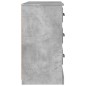 vidaXL Aparador madera contrachapada gris hormigón 104,5x35,5x67,5 cm vidaXL Aparador madera contrachapada gris hormigón 104,5x35,5x67,5 cm