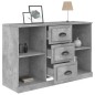 vidaXL Aparador madera contrachapada gris hormigón 104,5x35,5x67,5 cm vidaXL Aparador madera contrachapada gris hormigón 104,5x35,5x67,5 cm