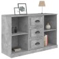vidaXL Aparador madera contrachapada gris hormigón 104,5x35,5x67,5 cm vidaXL Aparador madera contrachapada gris hormigón 104,5x35,5x67,5 cm