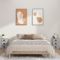 vidaXL Mesita de noche madera contrachapada gris Sonoma 39x39x67 cm vidaXL Mesita de noche madera contrachapada gris Sonoma 39x39x67 cm