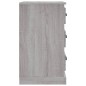 vidaXL Mesita de noche madera contrachapada gris Sonoma 39x39x67 cm vidaXL Mesita de noche madera contrachapada gris Sonoma 39x39x67 cm