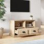 vidaXL Mueble para TV madera contrachapada roble Sonoma 80x35x50 cm vidaXL Mueble para TV madera contrachapada roble Sonoma 80x35x50 cm