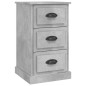 vidaXL Mesita de noche madera contrachapada gris hormigón 39x39x67 cm vidaXL Mesita de noche madera contrachapada gris hormigón 39x39x67 cm