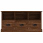 vidaXL Mueble para TV madera contrachapada marrón roble 100x35x50 cm vidaXL Mueble para TV madera contrachapada marrón roble 100x35x50 cm