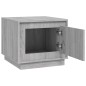 vidaXL Mesa de centro madera contrachapada gris Sonoma 51x50x44 cm vidaXL Mesa de centro madera contrachapada gris Sonoma 51x50x44 cm