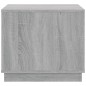 vidaXL Mesa de centro madera contrachapada gris Sonoma 51x50x44 cm vidaXL Mesa de centro madera contrachapada gris Sonoma 51x50x44 cm