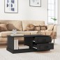 vidaXL Mesa de centro madera contrachapada negro 90x50x35 cm vidaXL Mesa de centro madera contrachapada negro 90x50x35 cm
