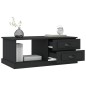 vidaXL Mesa de centro madera contrachapada negro 90x50x35 cm vidaXL Mesa de centro madera contrachapada negro 90x50x35 cm