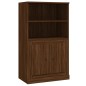vidaXL Aparador de madera contrachapada marrón roble 60x35,5x103,5 cm vidaXL Aparador de madera contrachapada marrón roble 60x35,5x103,5 cm