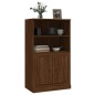 vidaXL Aparador de madera contrachapada marrón roble 60x35,5x103,5 cm vidaXL Aparador de madera contrachapada marrón roble 60x35,5x103,5 cm