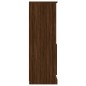 vidaXL Aparador de madera contrachapada marrón roble 60x35,5x103,5 cm vidaXL Aparador de madera contrachapada marrón roble 60x35,5x103,5 cm