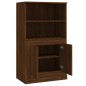 vidaXL Aparador de madera contrachapada marrón roble 60x35,5x103,5 cm vidaXL Aparador de madera contrachapada marrón roble 60x35,5x103,5 cm