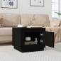 vidaXL Mesa de centro madera contrachapada negra 51x50x44 cm vidaXL Mesa de centro madera contrachapada negra 51x50x44 cm