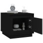 vidaXL Mesa de centro madera contrachapada negra 51x50x44 cm vidaXL Mesa de centro madera contrachapada negra 51x50x44 cm