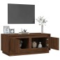 vidaXL Mesa de centro madera contrachapada marrón roble 102x50x44 cm vidaXL Mesa de centro madera contrachapada marrón roble 102x50x44 cm