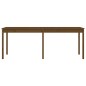 vidaXL Mesa de jardín madera maciza pino marrón miel 203,5x100x76 cm vidaXL Mesa de jardín madera maciza pino marrón miel 203,5x100x76 cm