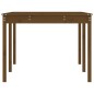 vidaXL Mesa de jardín madera maciza pino marrón miel 203,5x100x76 cm vidaXL Mesa de jardín madera maciza pino marrón miel 203,5x100x76 cm