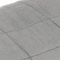 vidaXL Manta con peso tela gris 137x200 cm 10 kg vidaXL Manta con peso tela gris 137x200 cm 10 kg