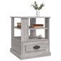 vidaXL Mesa auxiliar madera contrachapada gris Sonoma 50x50x60 cm vidaXL Mesa auxiliar madera contrachapada gris Sonoma 50x50x60 cm