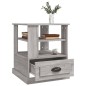 vidaXL Mesa auxiliar madera contrachapada gris Sonoma 50x50x60 cm vidaXL Mesa auxiliar madera contrachapada gris Sonoma 50x50x60 cm