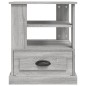vidaXL Mesa auxiliar madera contrachapada gris Sonoma 50x50x60 cm vidaXL Mesa auxiliar madera contrachapada gris Sonoma 50x50x60 cm