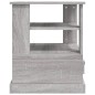 vidaXL Mesa auxiliar madera contrachapada gris Sonoma 50x50x60 cm vidaXL Mesa auxiliar madera contrachapada gris Sonoma 50x50x60 cm