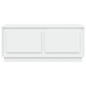 vidaXL Mesa de centro madera contrachapada blanco 102x50x44 cm