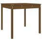 vidaXL Mesa de jardín madera maciza pino marrón miel 82,5x82,5x76 cm