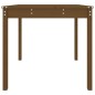 vidaXL Mesa de jardín madera maciza pino marrón miel 82,5x82,5x76 cm