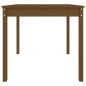 vidaXL Mesa de jardín madera maciza pino marrón miel 82,5x82,5x76 cm