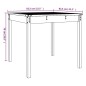 vidaXL Mesa de jardín madera maciza pino marrón miel 82,5x82,5x76 cm