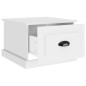 vidaXL Mesa de centro madera contrachapada blanco 50x50x35 cm vidaXL Mesa de centro madera contrachapada blanco 50x50x35 cm