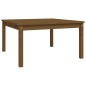 vidaXL Mesa de jardín madera maciza pino marrón miel 82,5x82,5x45 cm vidaXL Mesa de jardín madera maciza pino marrón miel 82,5x82,5x45 cm