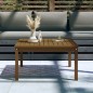 vidaXL Mesa de jardín madera maciza pino marrón miel 82,5x82,5x45 cm vidaXL Mesa de jardín madera maciza pino marrón miel 82,5x82,5x45 cm