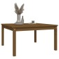 vidaXL Mesa de jardín madera maciza pino marrón miel 82,5x82,5x45 cm vidaXL Mesa de jardín madera maciza pino marrón miel 82,5x82,5x45 cm
